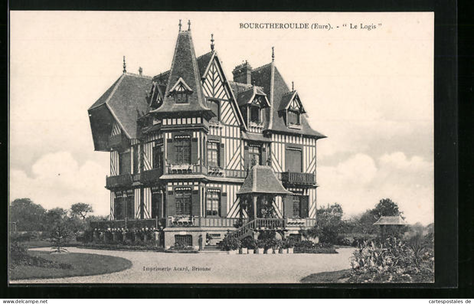 CPA Bourgtheroulde, Le Logis  - Bourgtheroulde