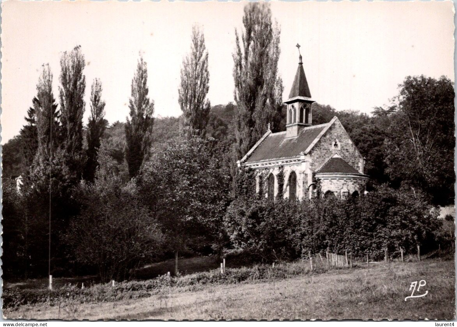 21-4-2024 (2 Z 40)  France (b/w) Abbaye De Port Royal Des Champs - Churches & Cathedrals