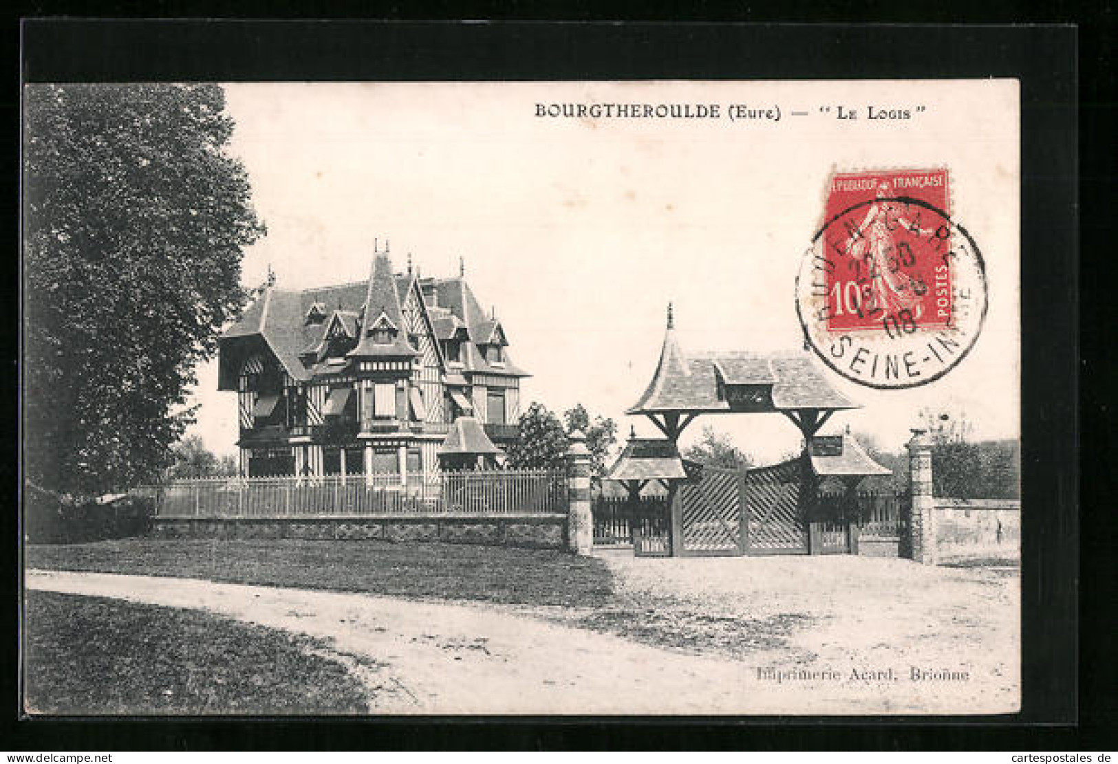 CPA Bourgtheroulde, Le Logis  - Bourgtheroulde