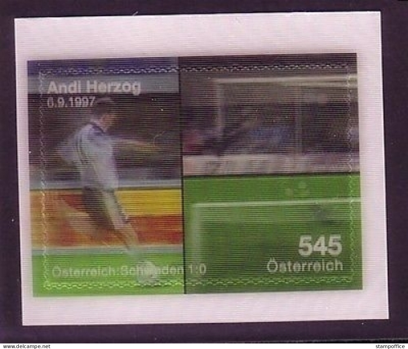 ÖSTERREICH BLOCK 42 POSTFRISCH(MINT) FUSSBALL EM ANDI HERZOG FUSSBALLER 2008 - Blocs & Hojas