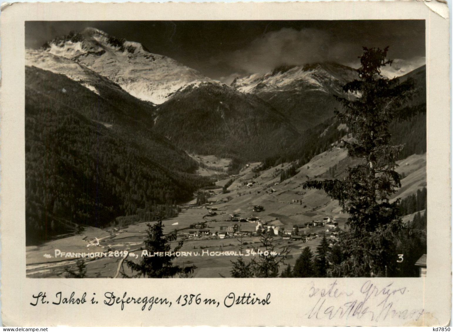 St. Jakob, Mit Pfannhorn, Almerhorn Und Hochgall - Lienz