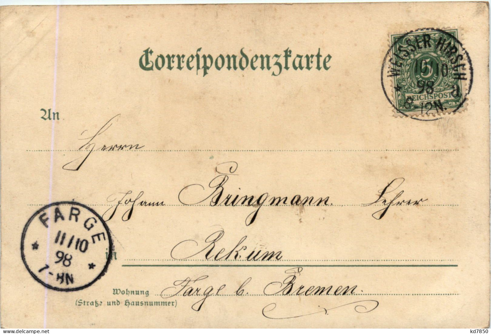 Herrnskretschen - Litho - Boehmen Und Maehren