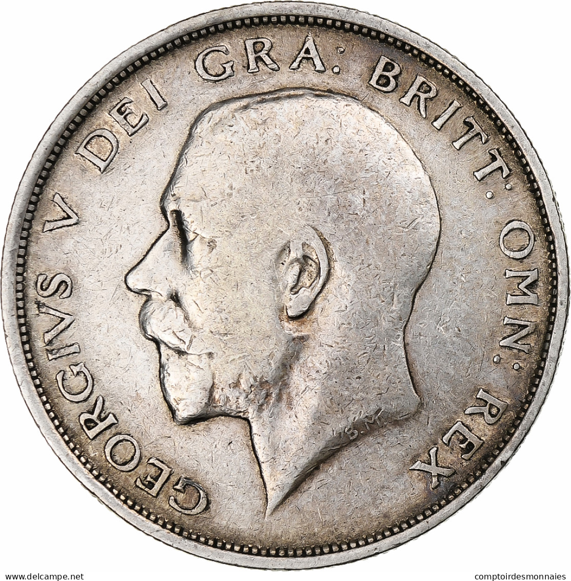 Grande-Bretagne, George V, 1/2 Crown, 1914, Londres, Argent, TB+, KM:818.1 - K. 1/2 Crown