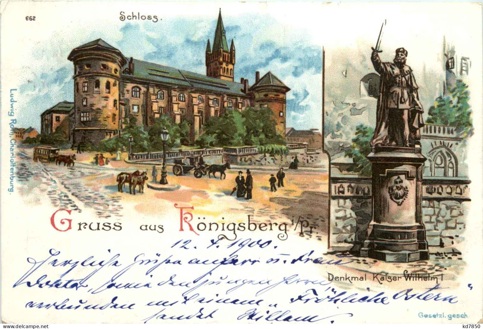 Gruss Aus Königsberg Litho - Ostpreussen