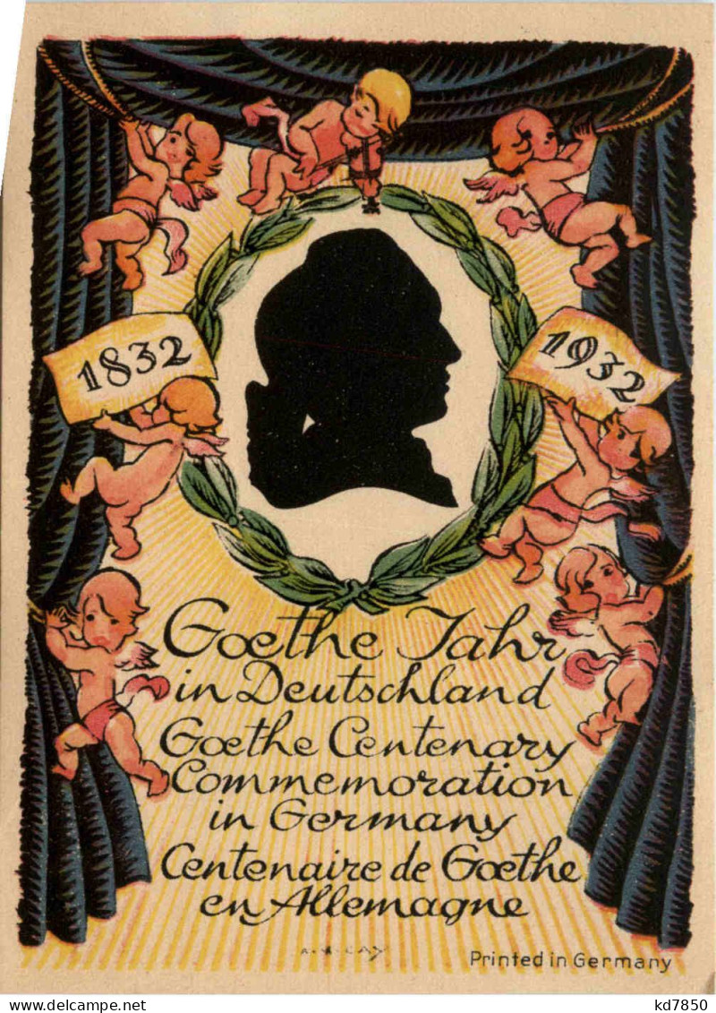 Goethe Jahr In Deutschland 1932 - Scrittori