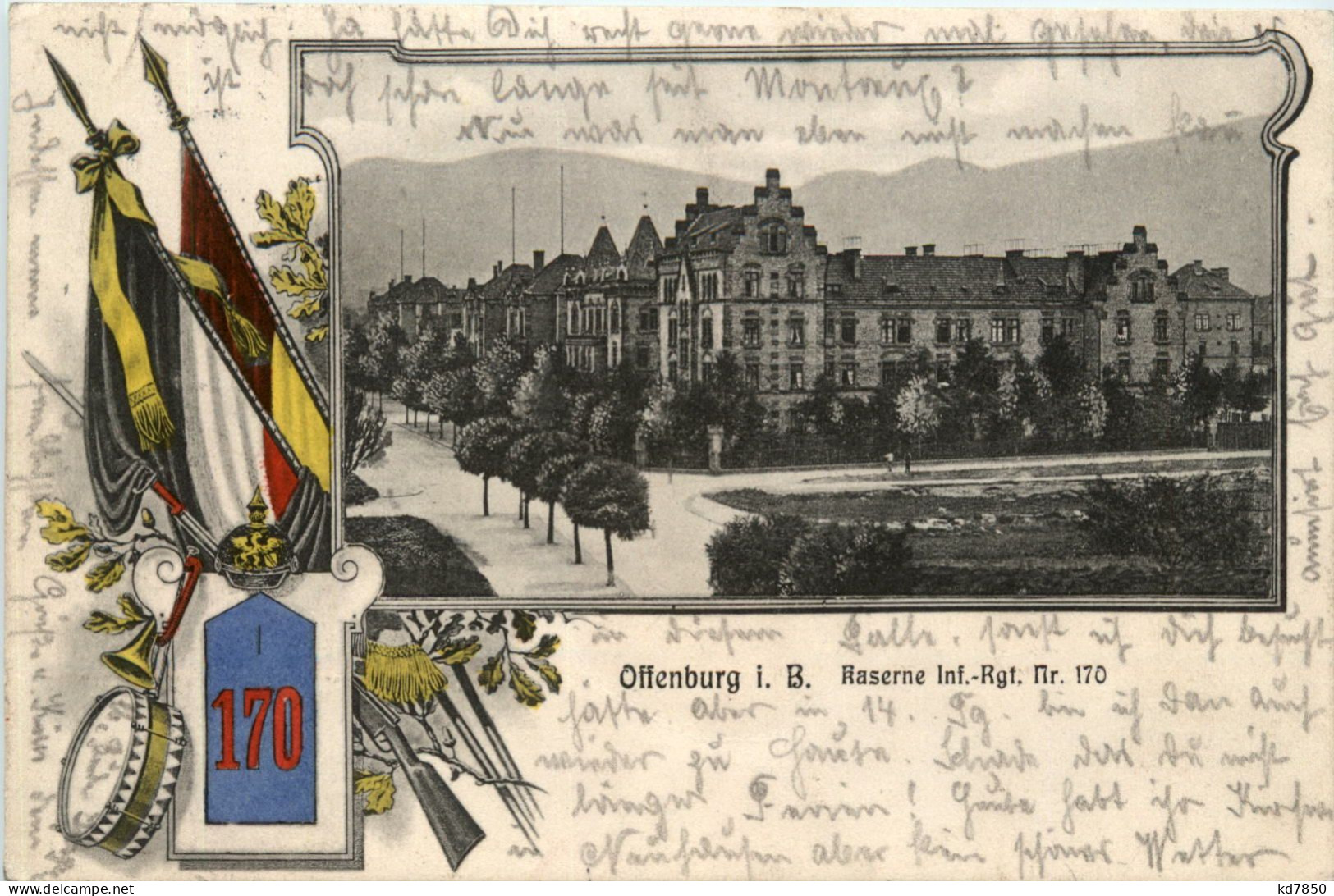 Offenburg - Kaserne Infanterie Regiment 170 - Offenbach