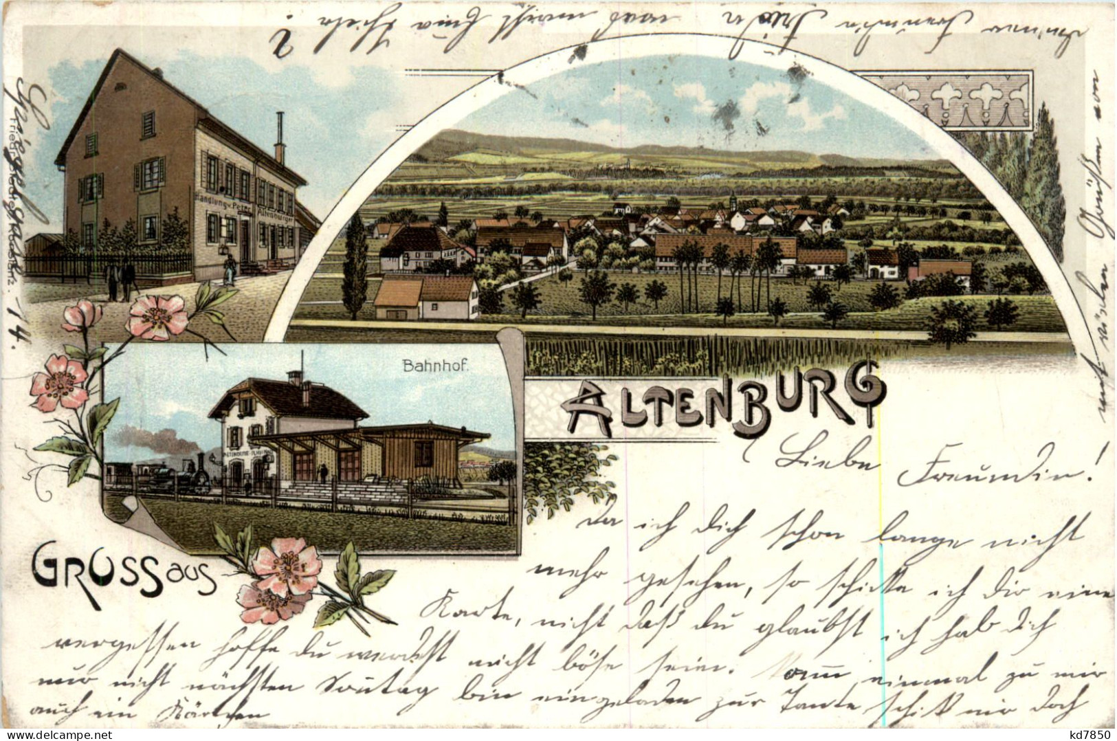 Gruss Aus Altenburg - Litho - Waldshut-Tiengen