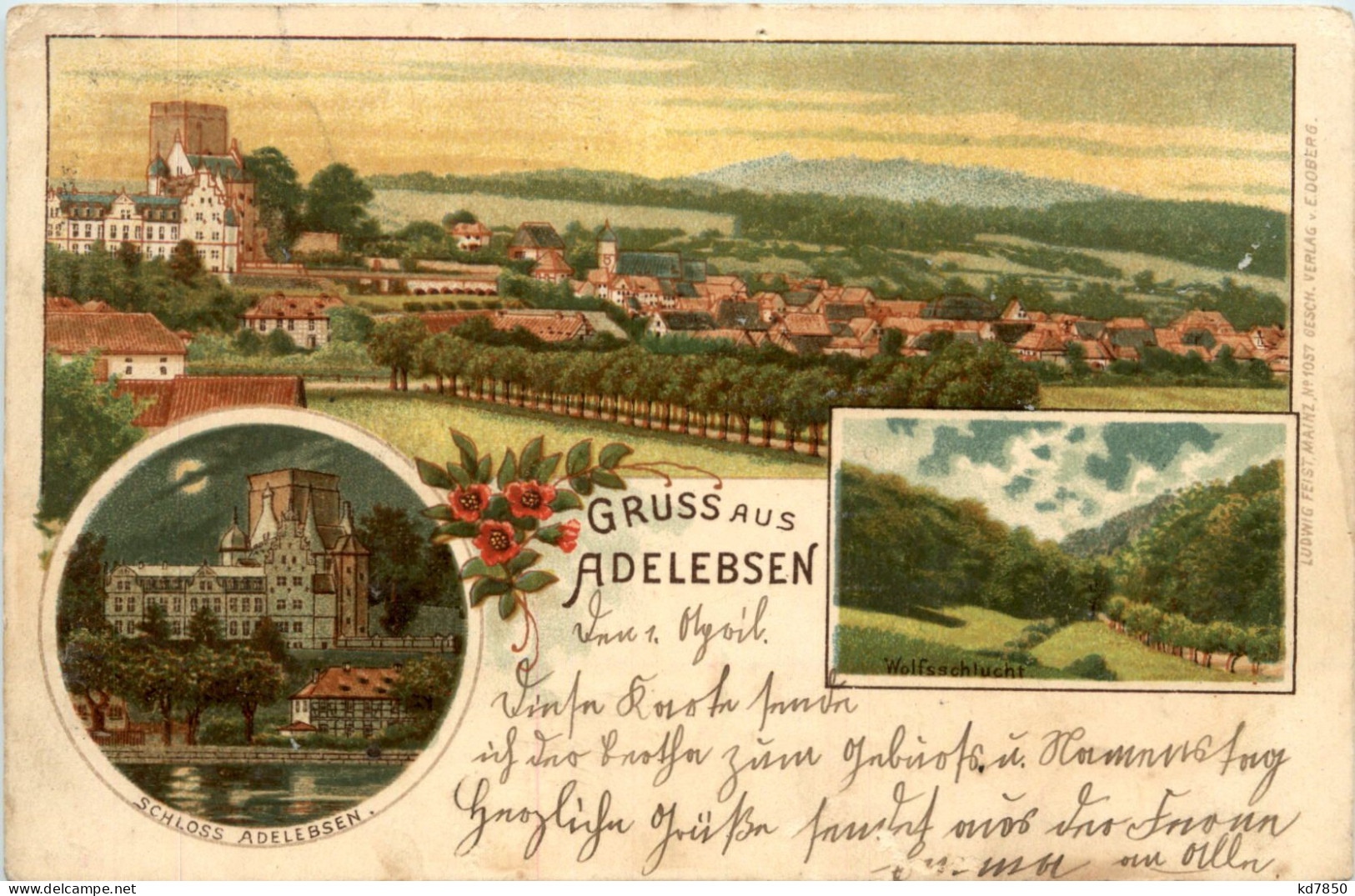 Gruss Aus Adelebsen - Litho - Göttingen