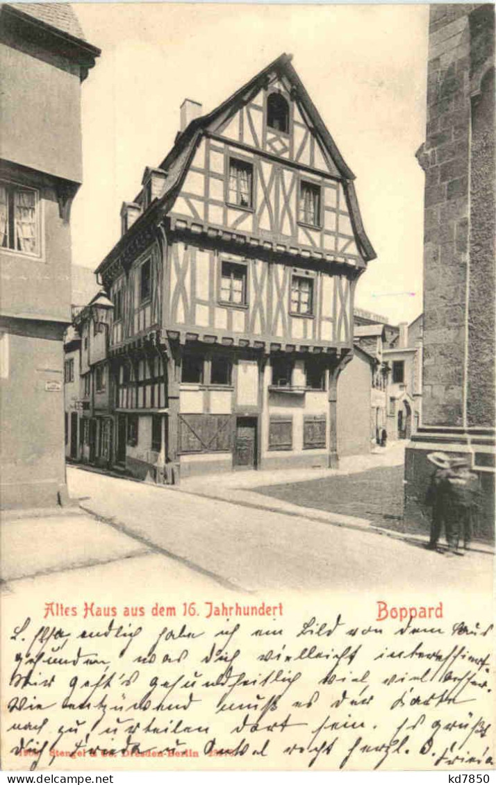 Boppard - Altes Haus Aus Dem 16. Jahrhundert - Boppard