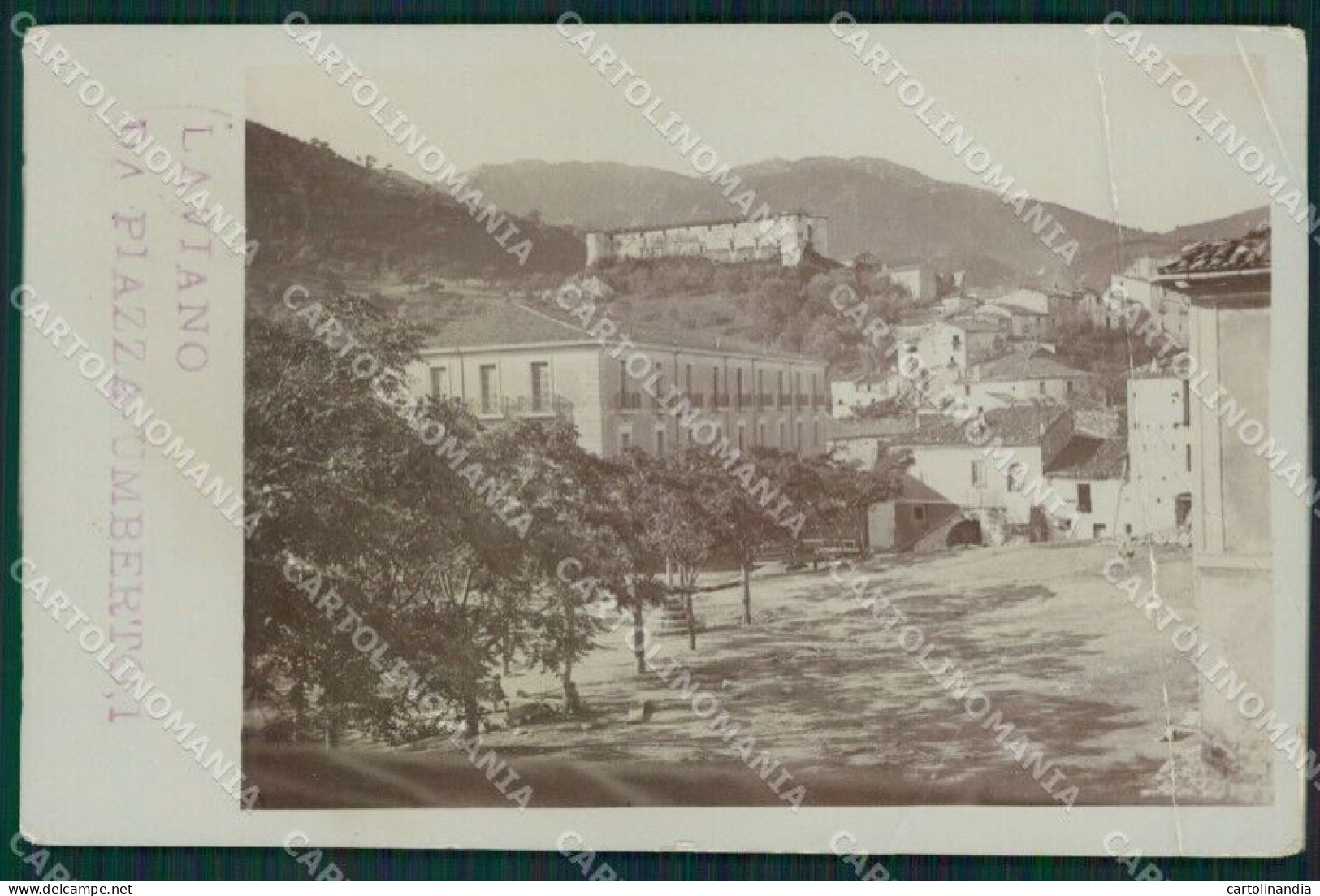 Salerno Laviano PIEGATA PIEGHE Foto Cartolina XB5160 - Salerno