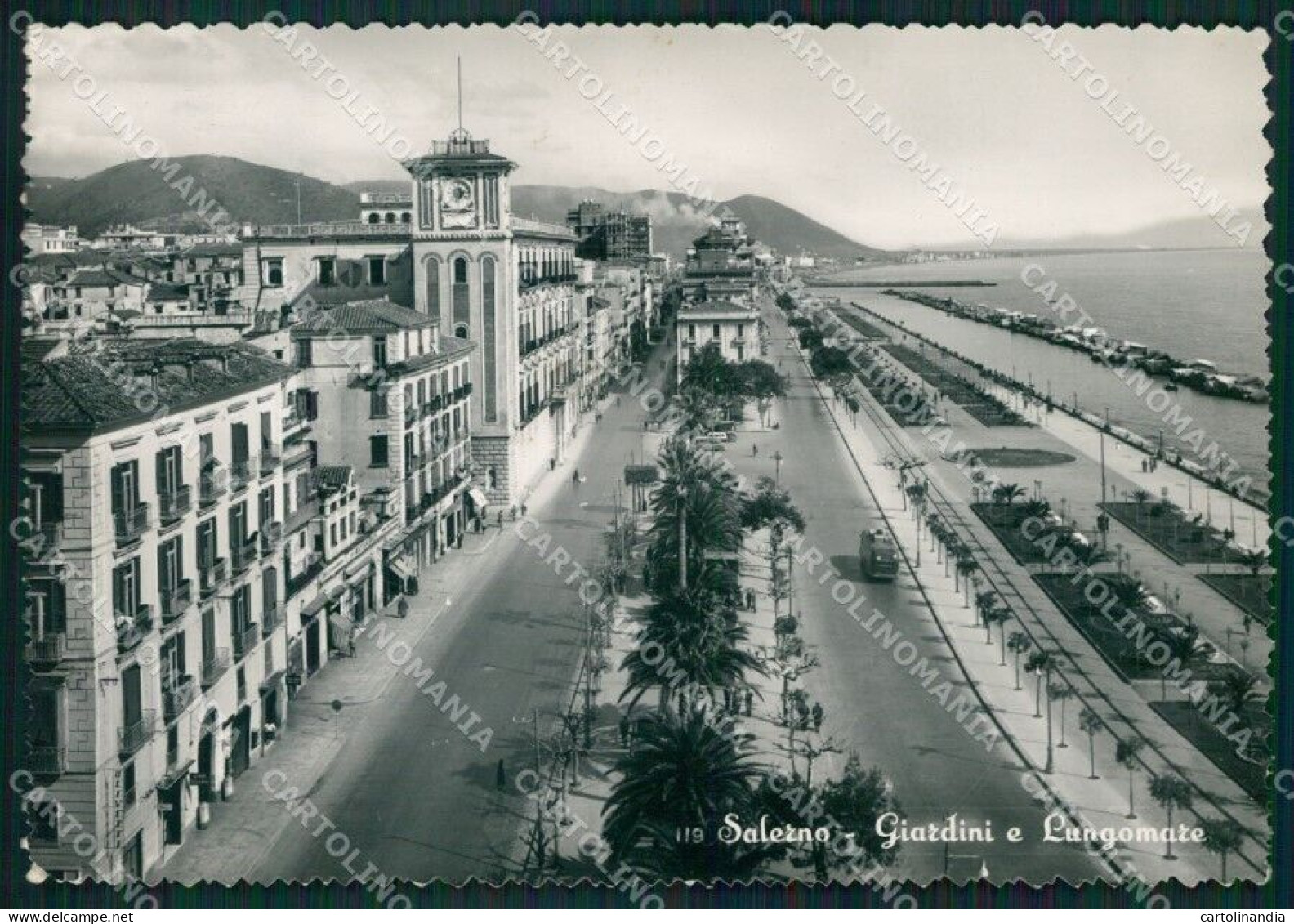 Salerno Città PIEGHINE Foto FG Cartolina KB4270 - Salerno