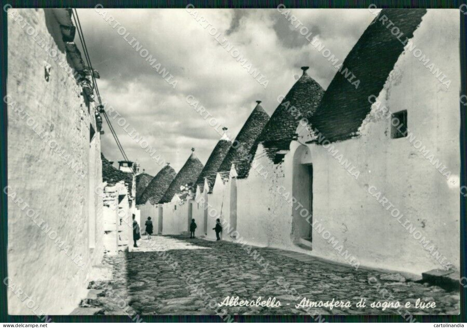 Bari Alberobello Trulli Foto FG Cartolina ZK6594 - Bari