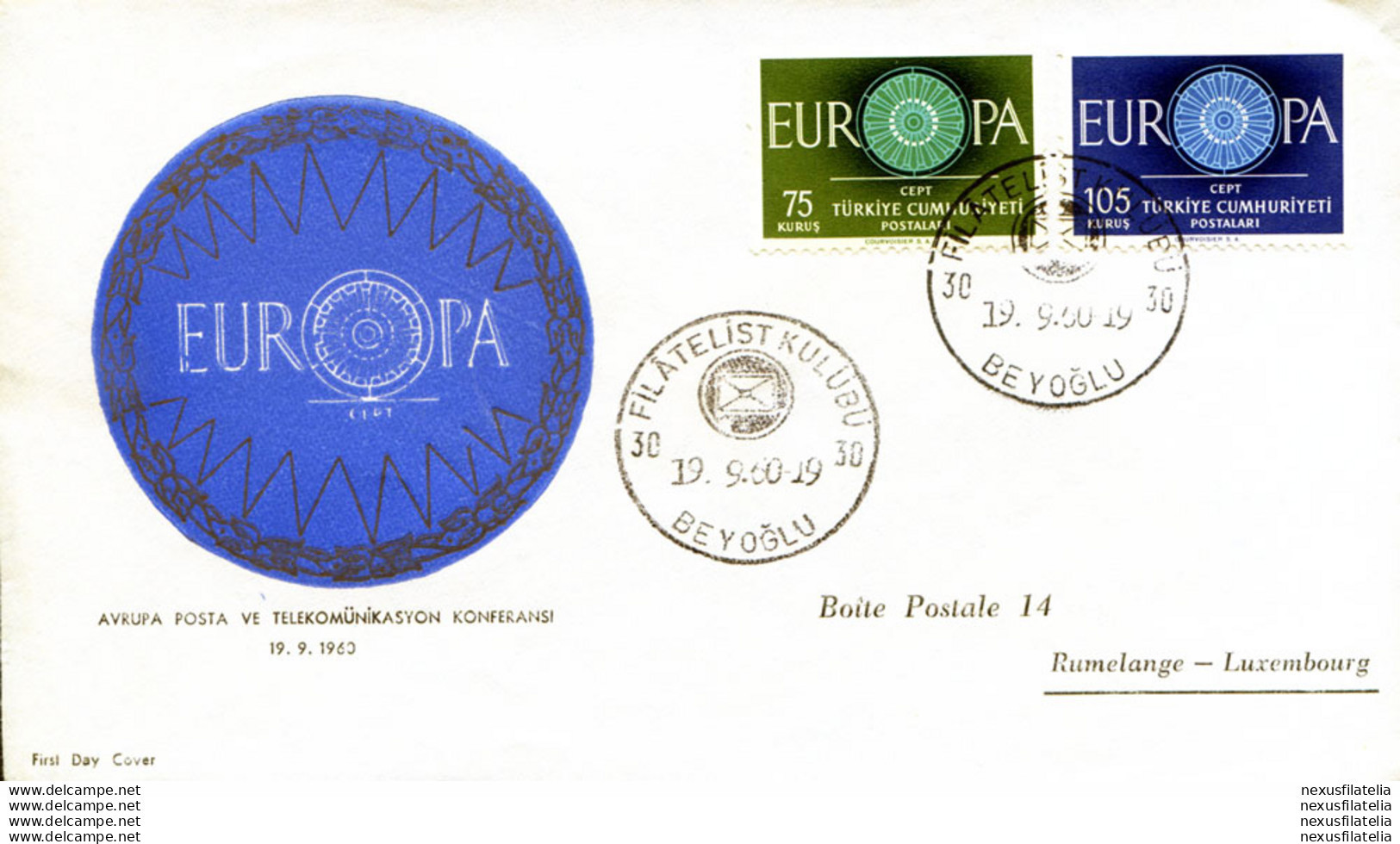 Europa 1960. FDC. - Altri & Non Classificati