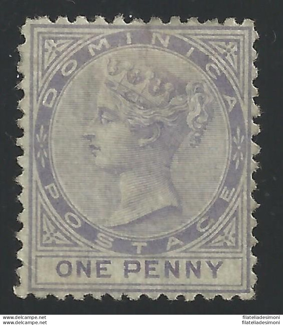 1874 DOMINICA - SG N° 1  1p. Lilac (*) - Sonstige & Ohne Zuordnung