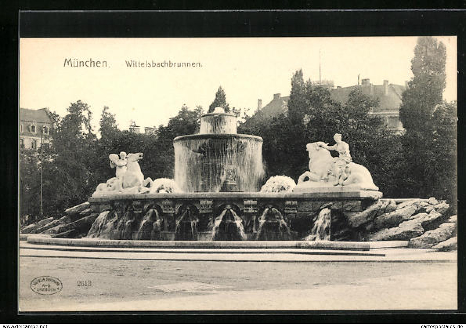 AK München, Wittelsbachbrunnen  - Muenchen