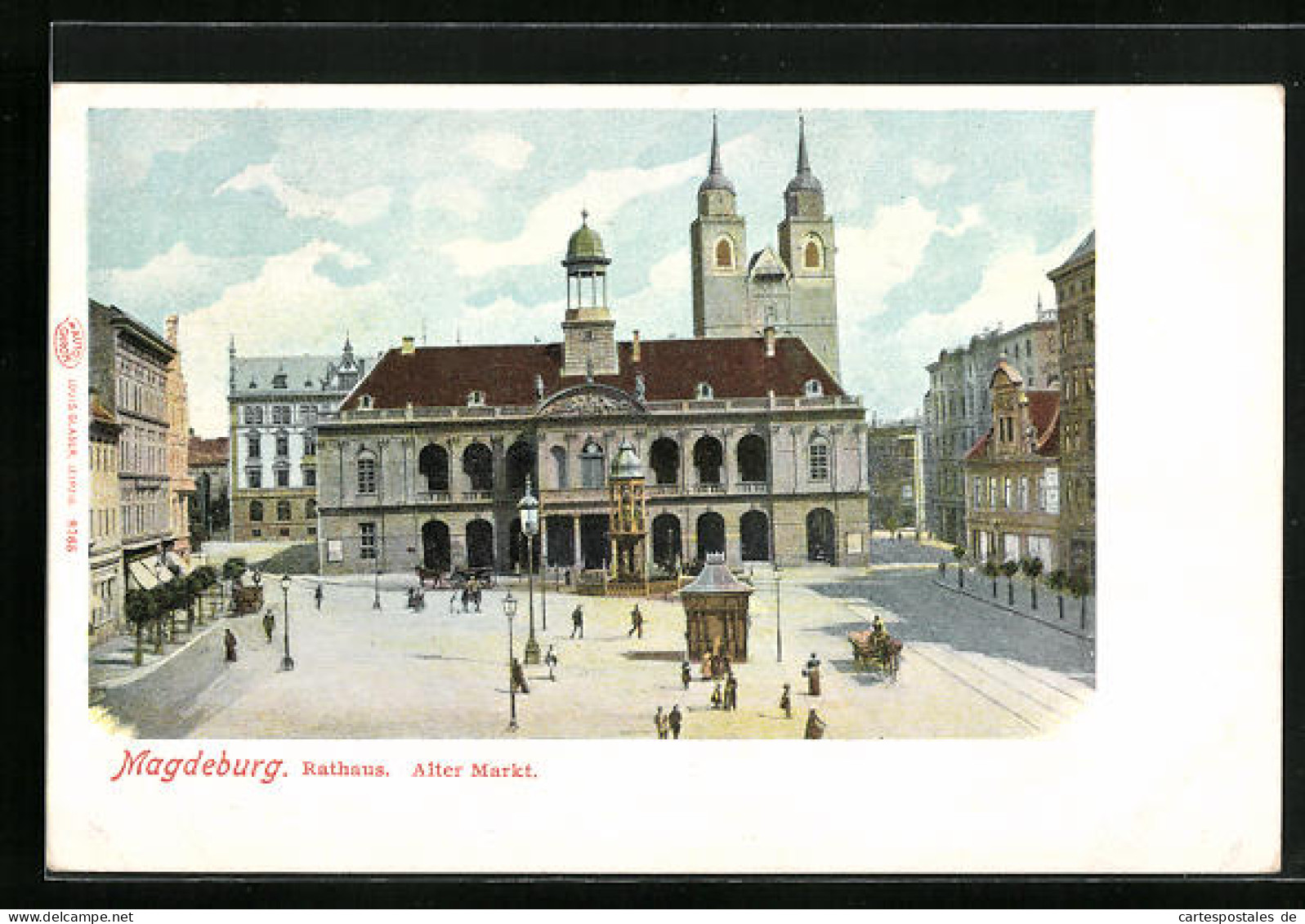 AK Magdeburg, Rathaus Und Alter Markt  - Magdeburg