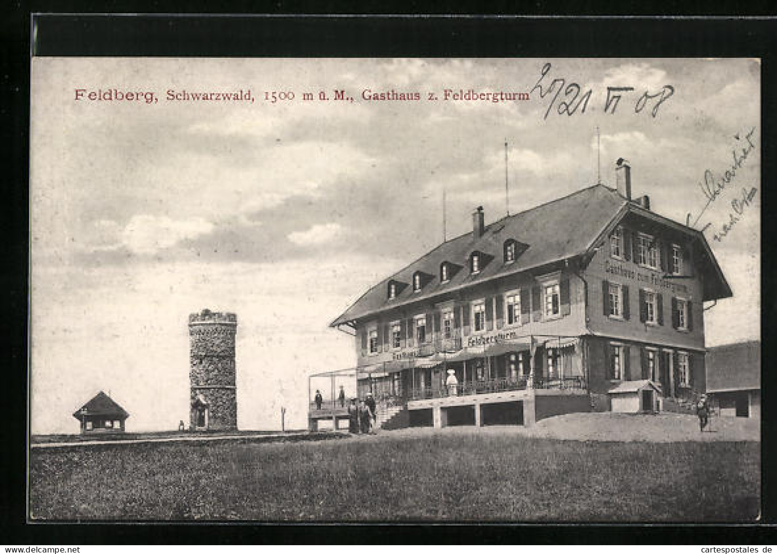 AK Feldberg /Schwarzw., Gasthaus Zum Feldbergturm  - Feldberg