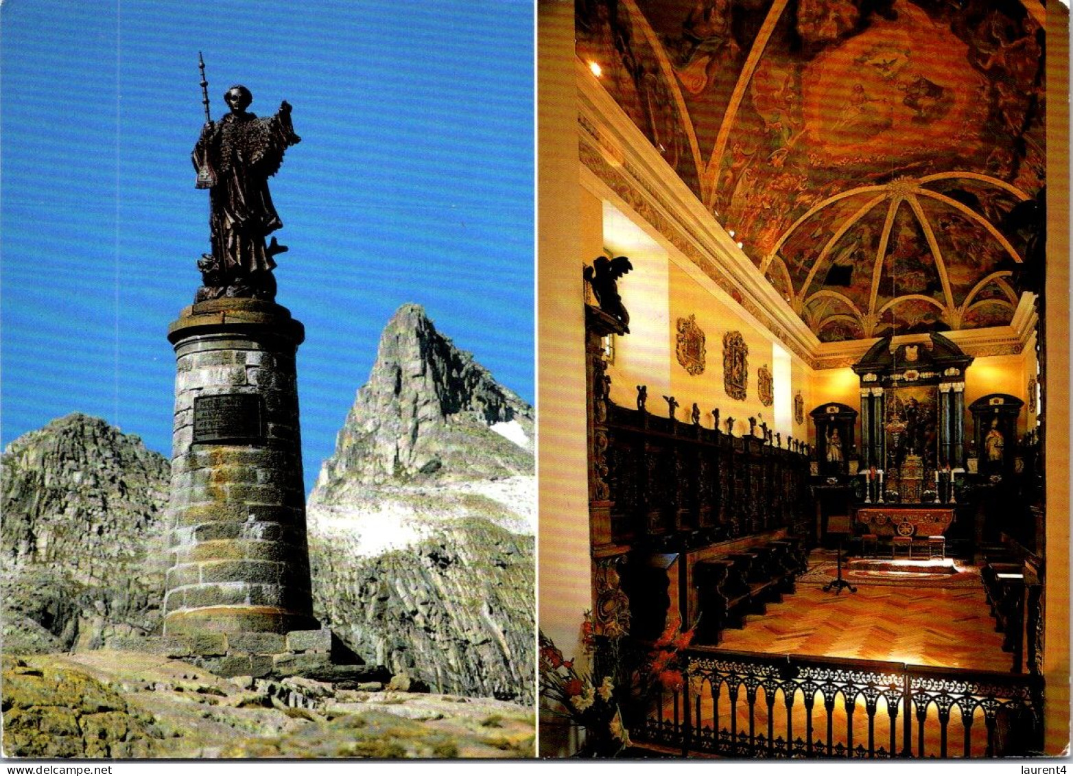 21-4-2024 (2 Z 40)  FRANCE - Statue Du Grand Saint Bernard - Sculpturen