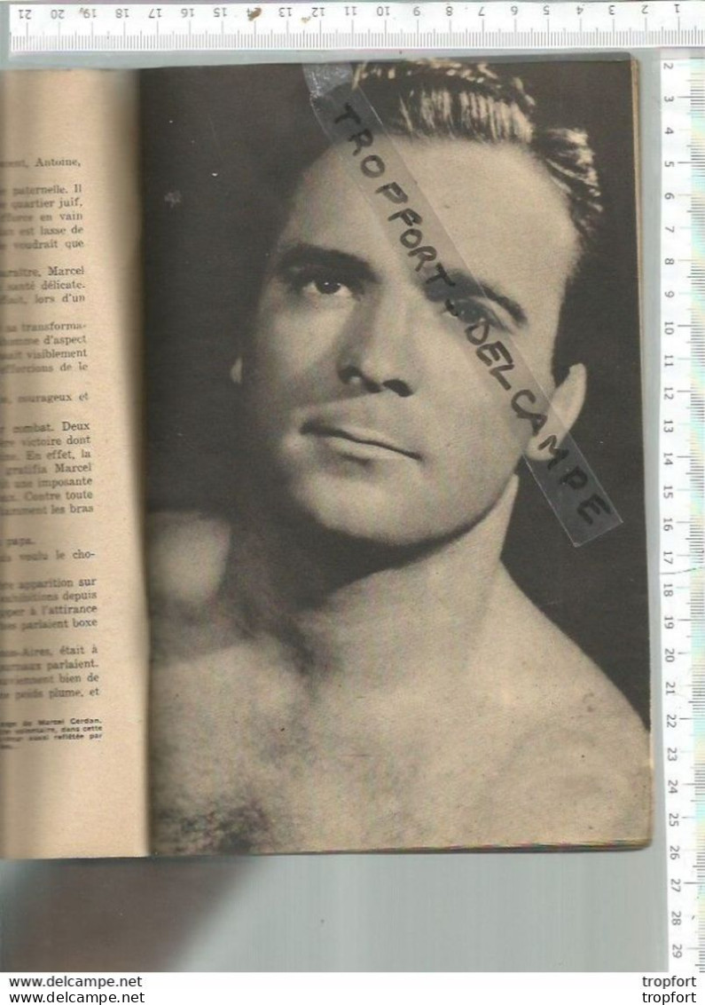 FF / LIVRE BOXE MARCEL CERDAN  Par Jacques CHAPUIS 1947 Comment On Devient Champion  64 PAGES - Sport