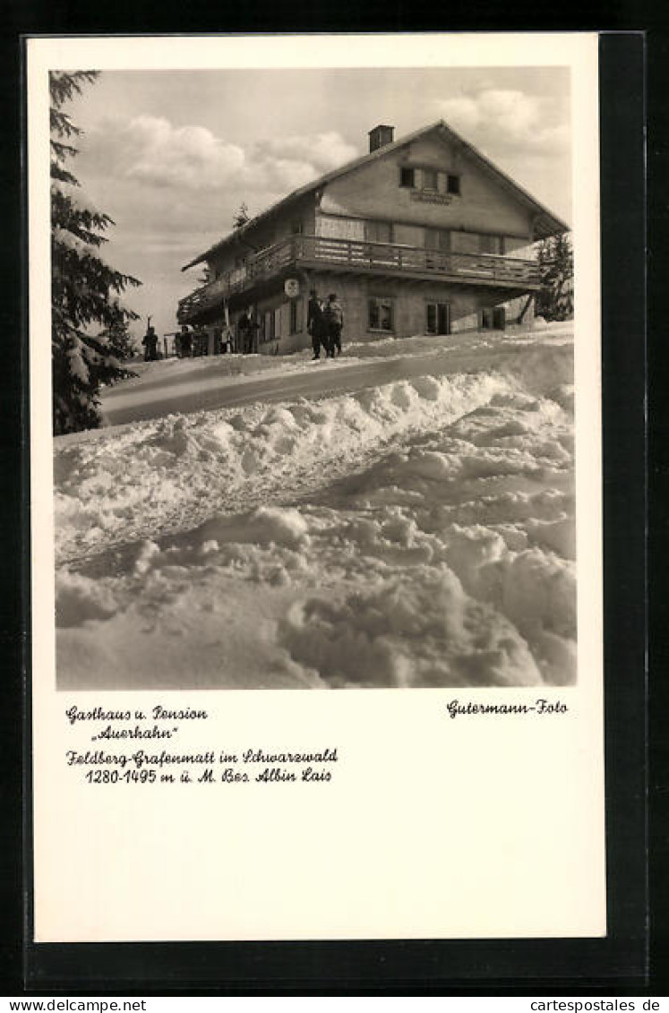 AK Feldberg-Grafenmatt, Gasthaus Und Pension Auerhahn  - Feldberg