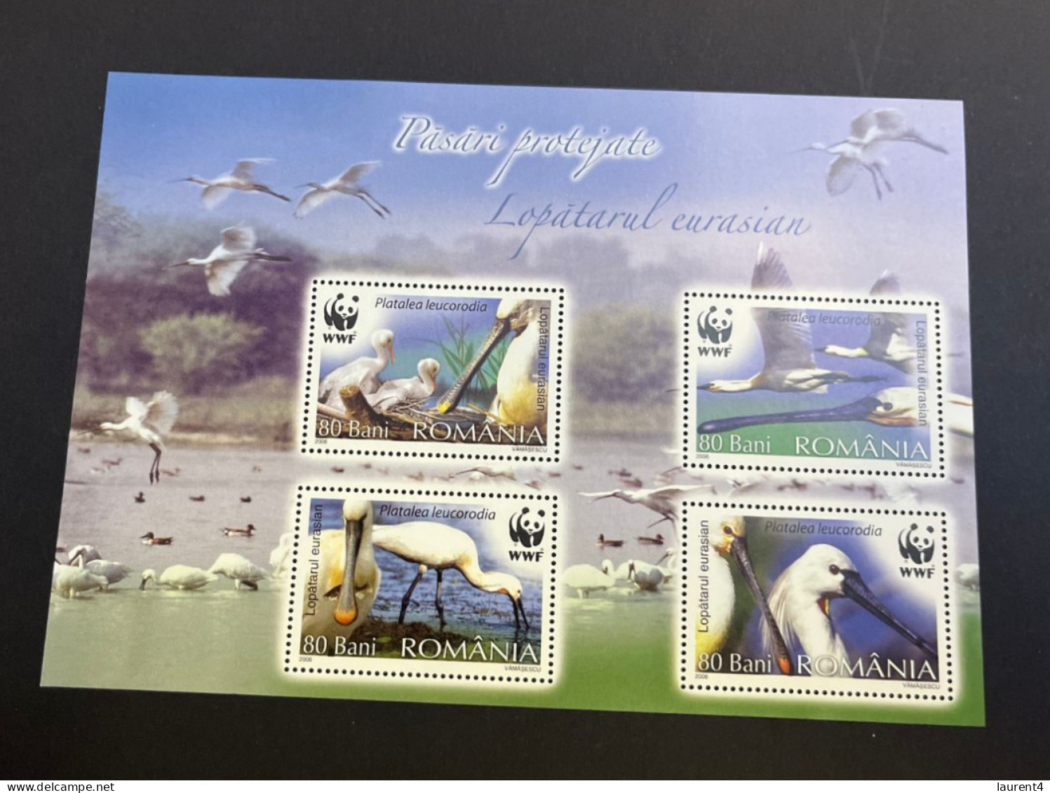 21-4-2024 (stamp) Mint (neuve) Mini-sheet - WWF (Romania) - Unused Stamps