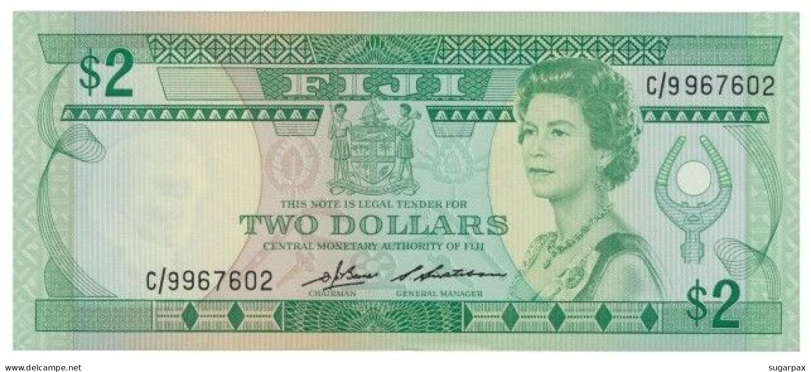 Fiji - 2 Dollars - ND ( 1983 ) - Pick: 82 - AUnc. - Serie C/9 - Fidschi