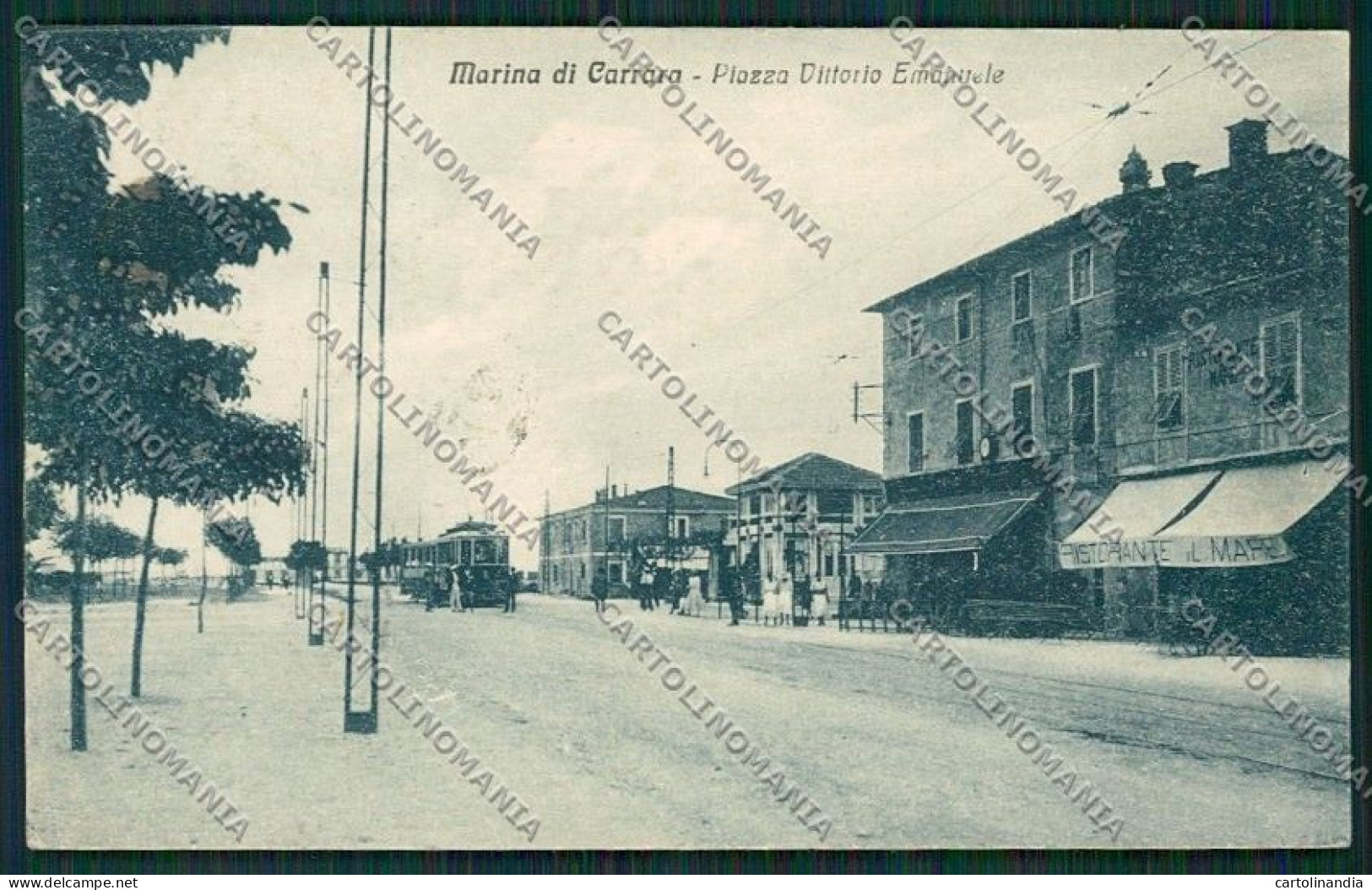 Massa Carrara Marina Di Tram Cartolina QQ3104 - Massa