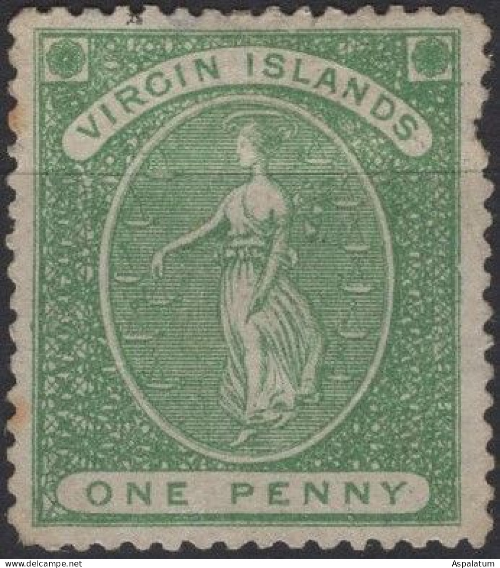 British Virgin Islands - Definitive - 1 P - St.Ursula - Mi 1A - 1868 - Iles Vièrges Britanniques