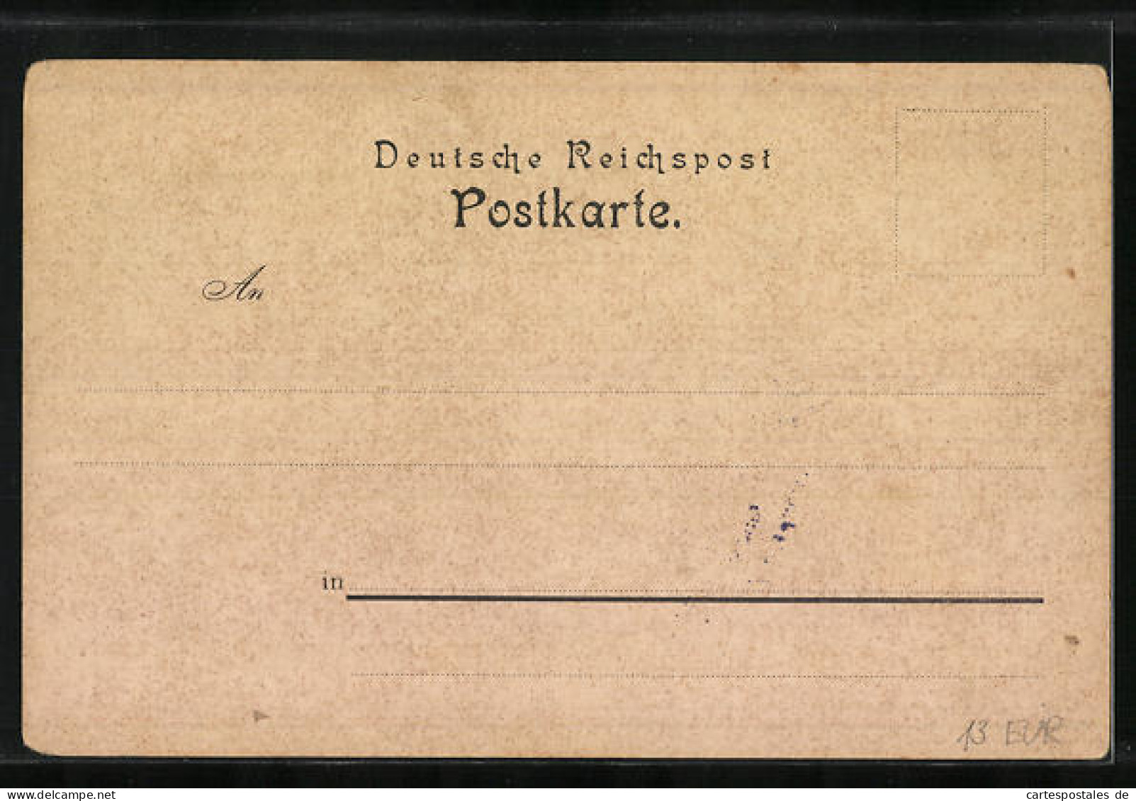 Lithographie Erfurt, Postamt, Juwelier-Geschäft Richard Freytag Bahnhofstrasse 6, Dom & Severikirche  - Erfurt