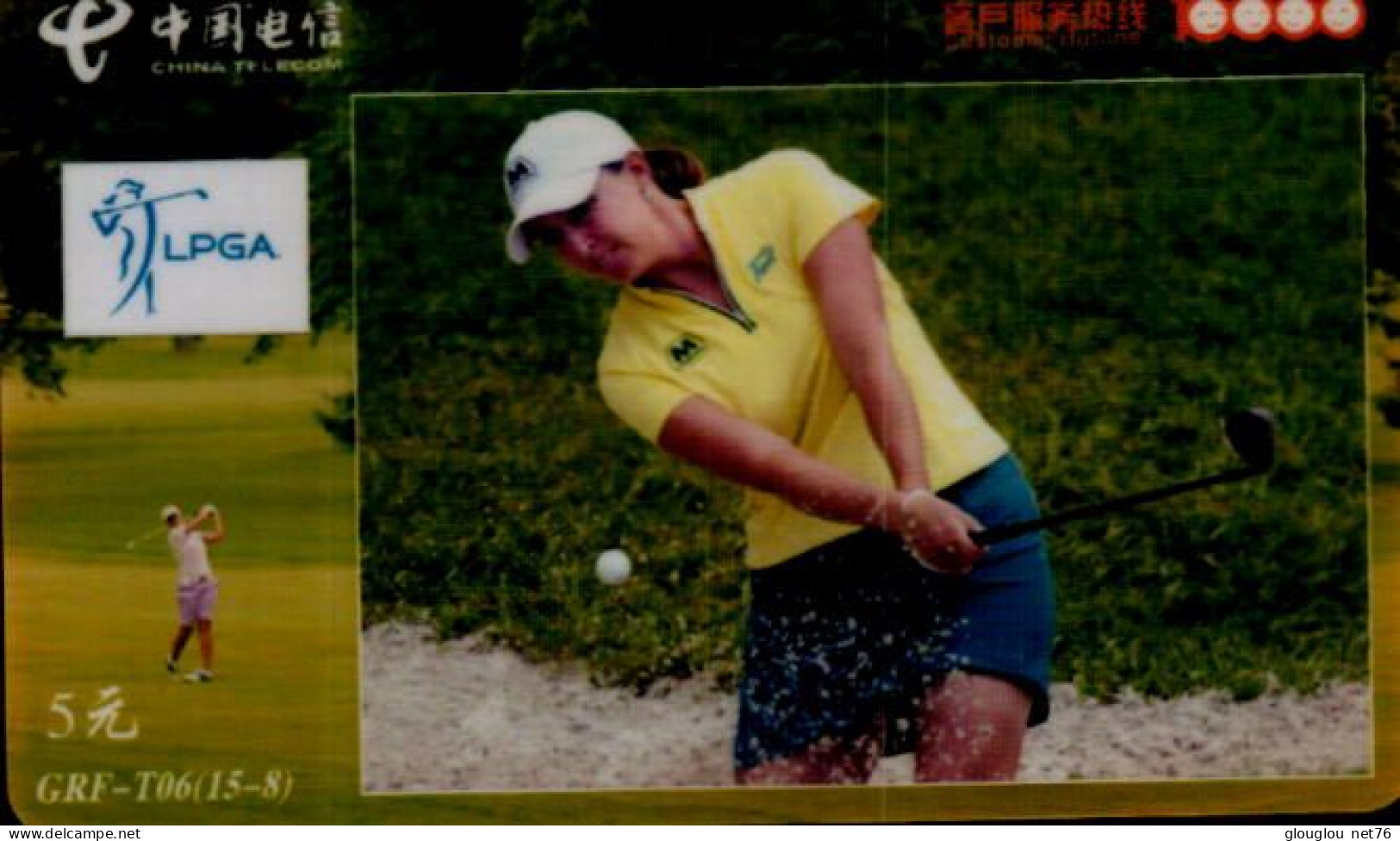 TELECARTE ETRANGERE..GOLFEUSE..... - Deportes