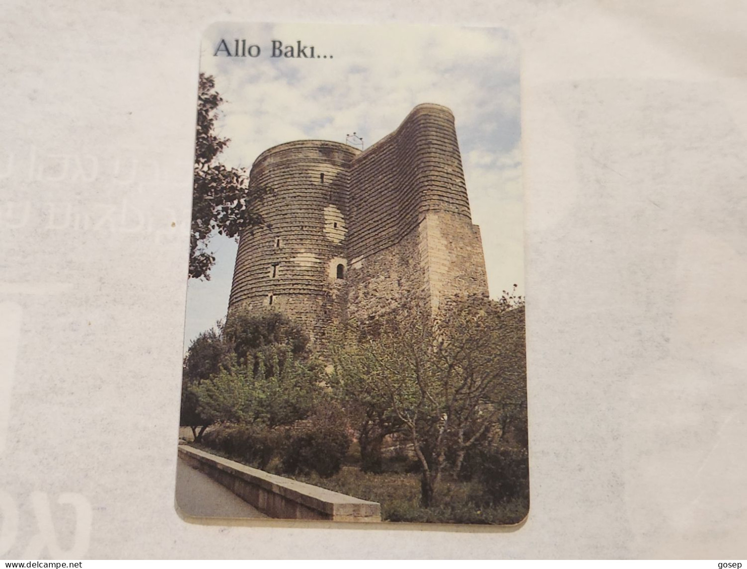 Azerbaijan-(AZ-BTR-000)-BITAG -Allo Baki-(2)-(00046546)-(140units)-used Card+1 Card Prepiad Free - Azerbeidzjan