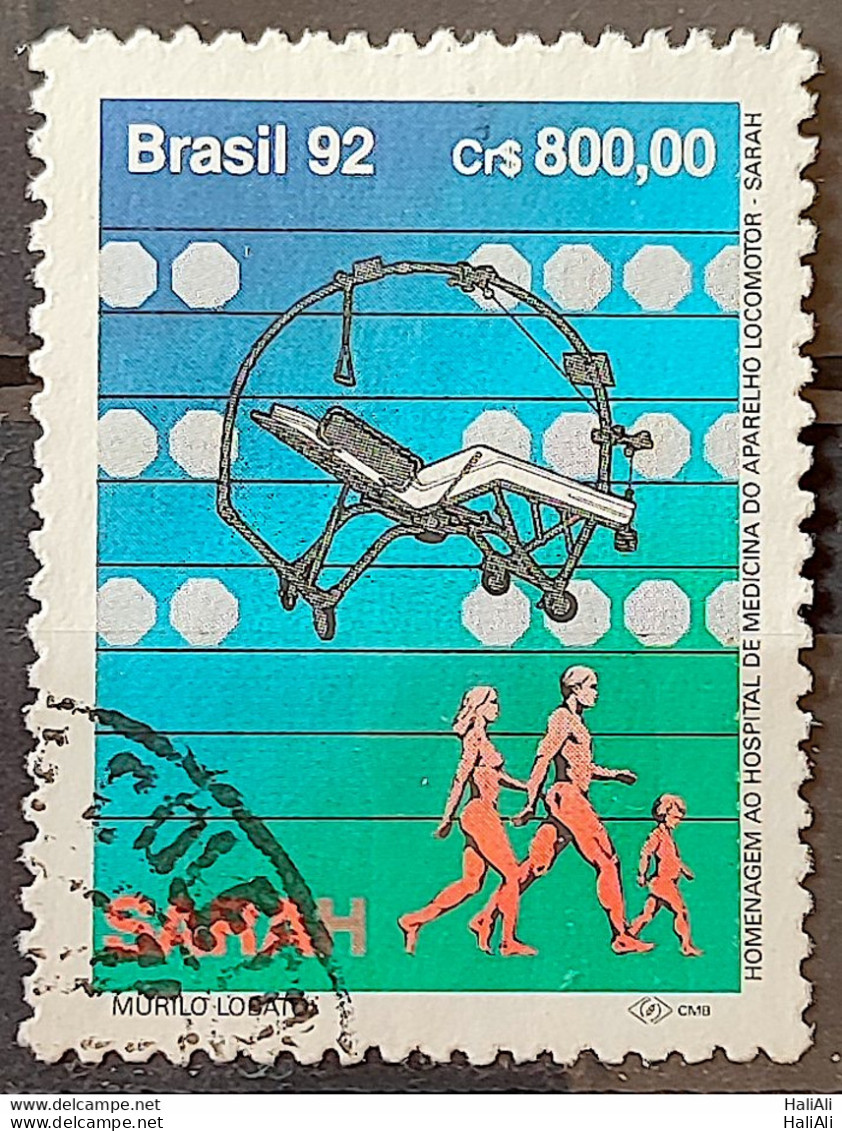 C 1819 Brazil Stamp Sarah Kubitschek Hospital Saude 1992 Circulated 1 - Gebraucht