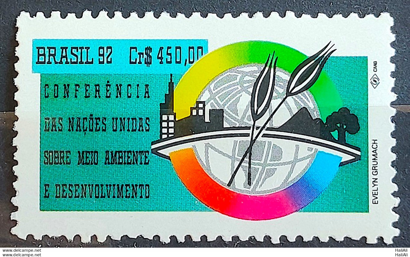 C 1799 Brazil Stamp ECO Conference 92 Rio De Janeiro Environment 1992 - Ungebraucht