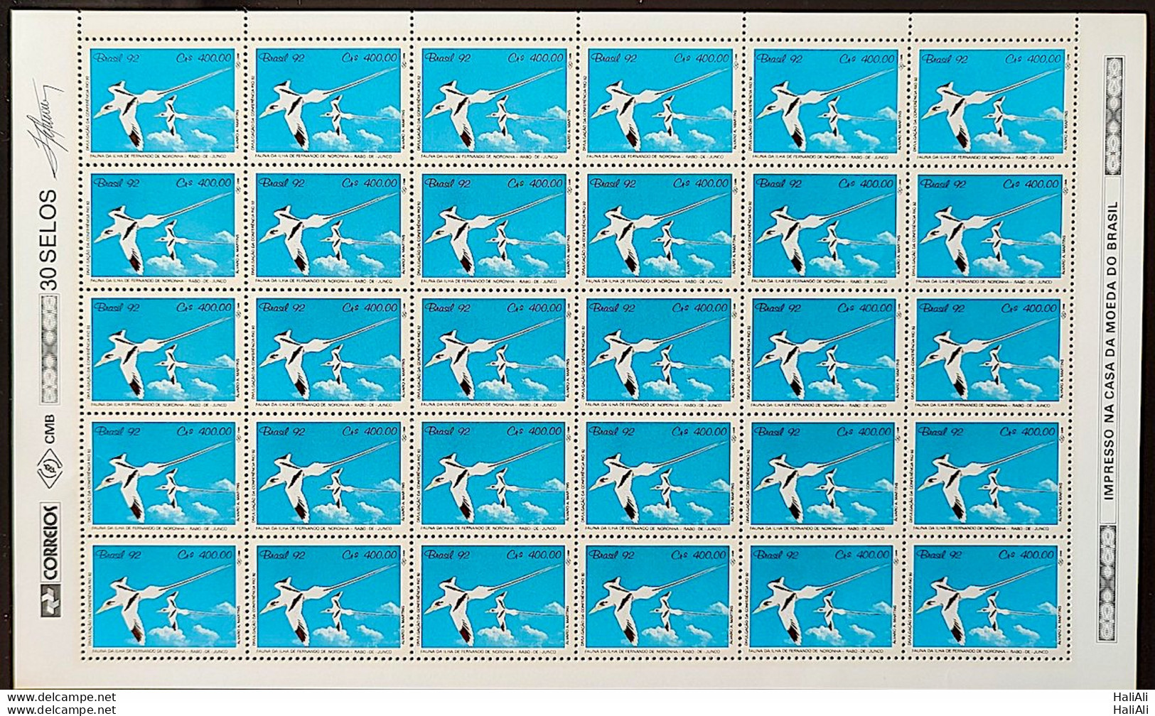 C 1776 Brazil Stamp Conference Rio 92 Fauna Fernando De Noronha Birds 1992 Sheet - Nuovi