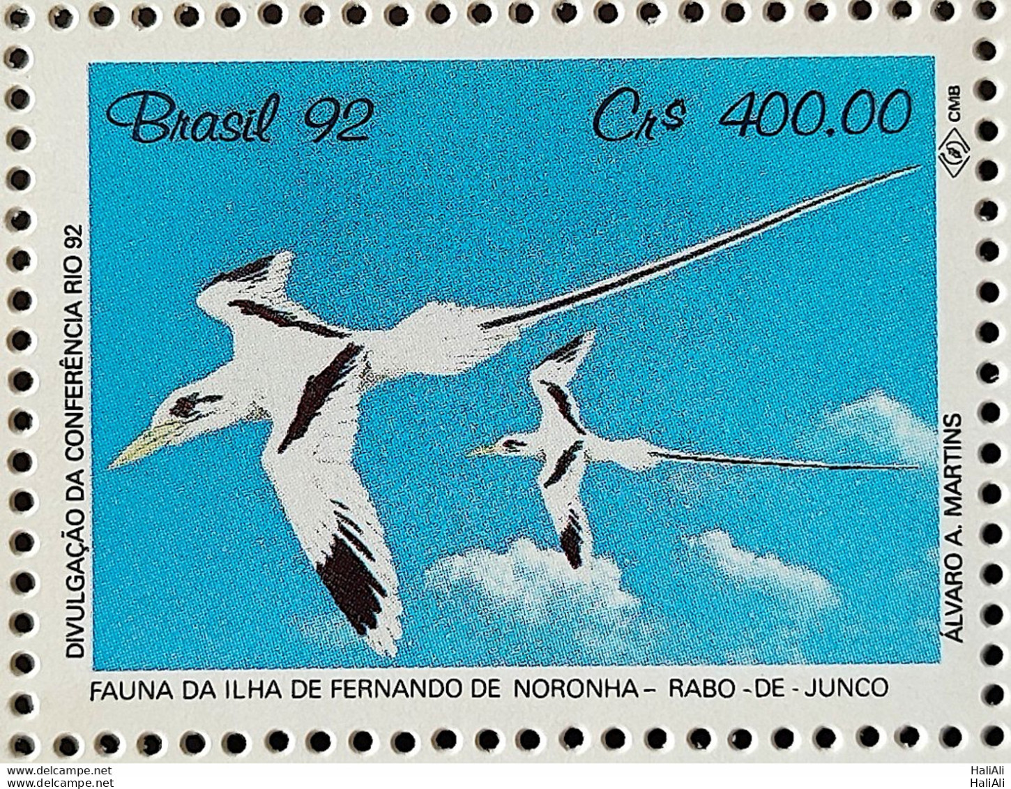 C 1776 Brazil Stamp Conference Rio 92 Fauna Fernando De Noronha Birds Dolphin 1992 Complete Series - Nuovi