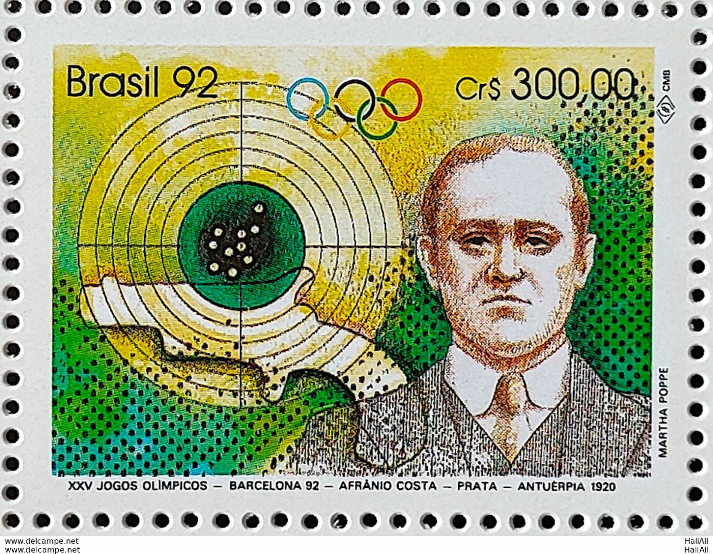 C 1773 Brazil Stamp Barcelona Olympics Spain Shot To Target Afranio Costa Sport 1992 1 - Nuovi