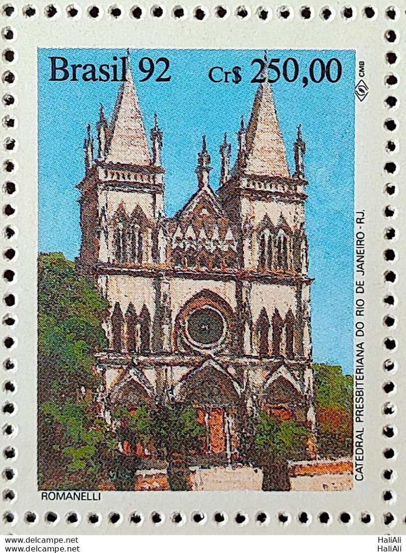 C 1771 Brazil Stamp Church Religious Architecture 1992 - Neufs