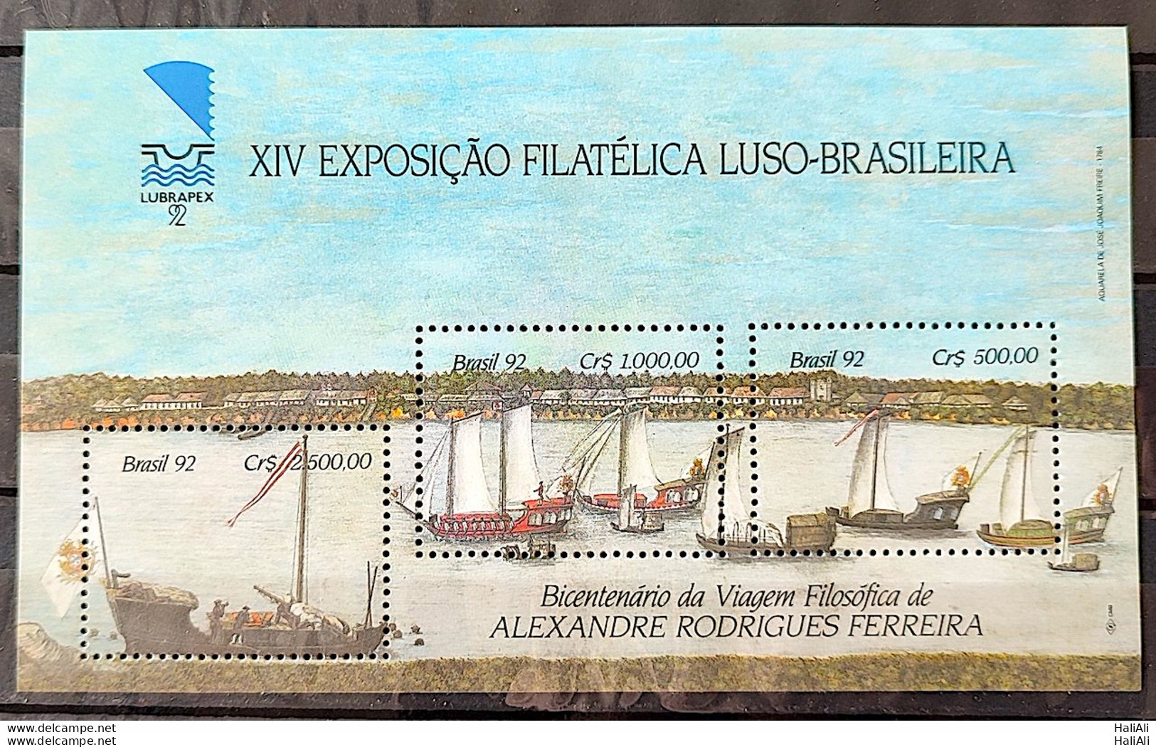 B 92 Brazil Stamp Lubrapex Portugal Ship Postal Service Philately 1992 - Unused Stamps