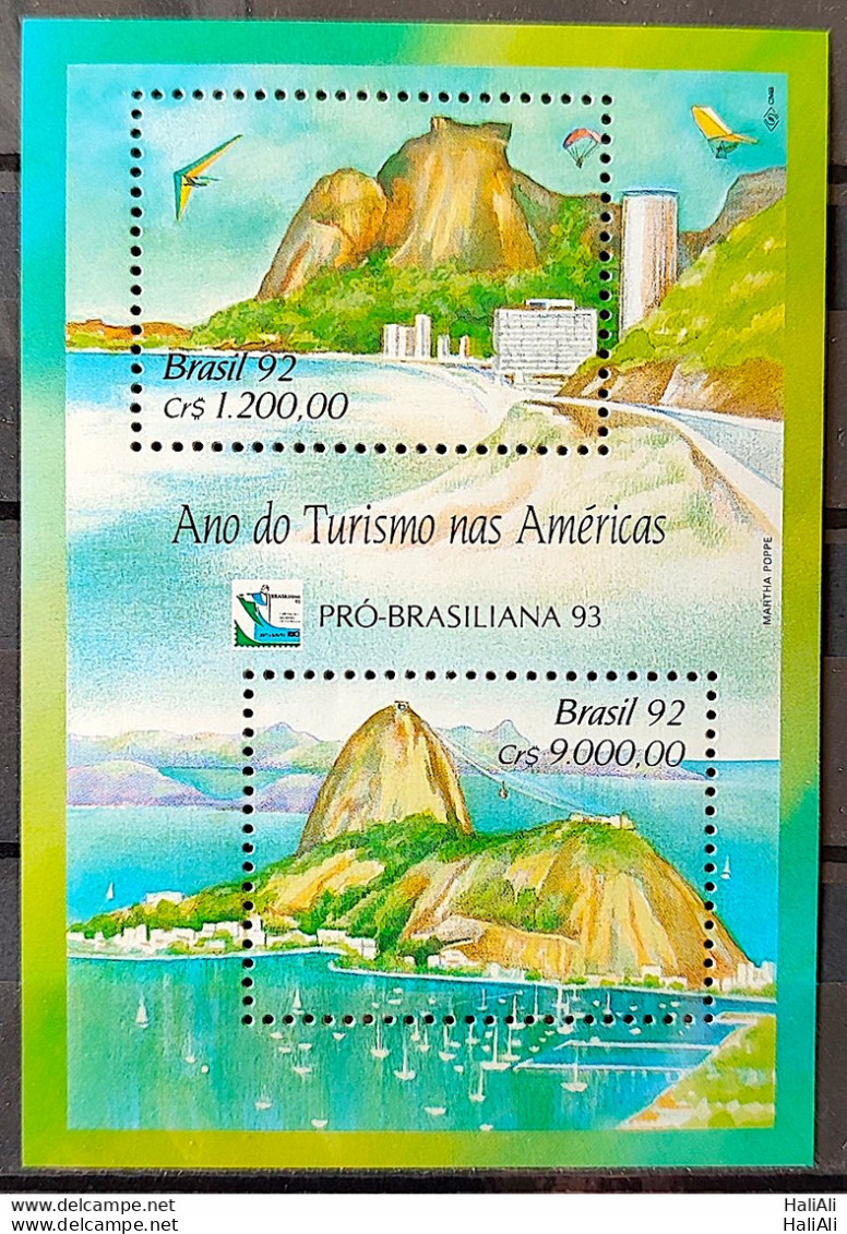 B 93 Brazil Stamp Tourism In Americas Brasiliana Rio De Janeiro 1992 - Nuovi