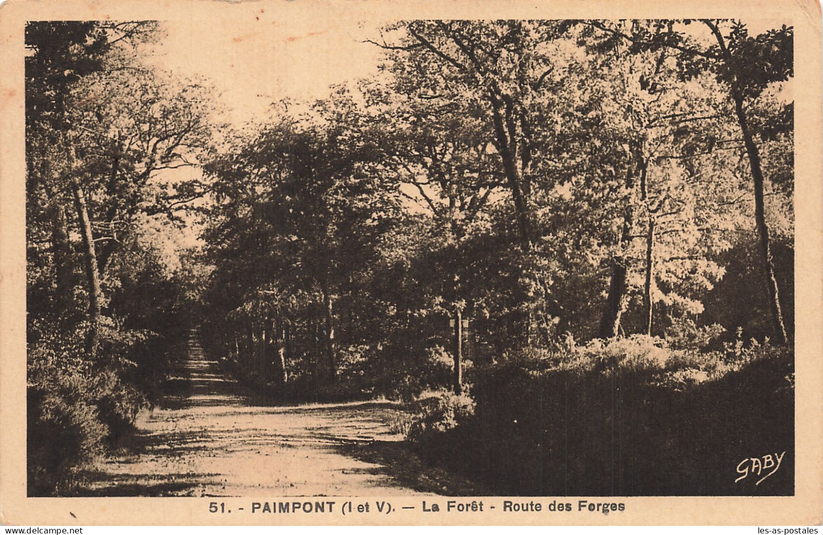 35 PAIMPONT LA FORET - Paimpont