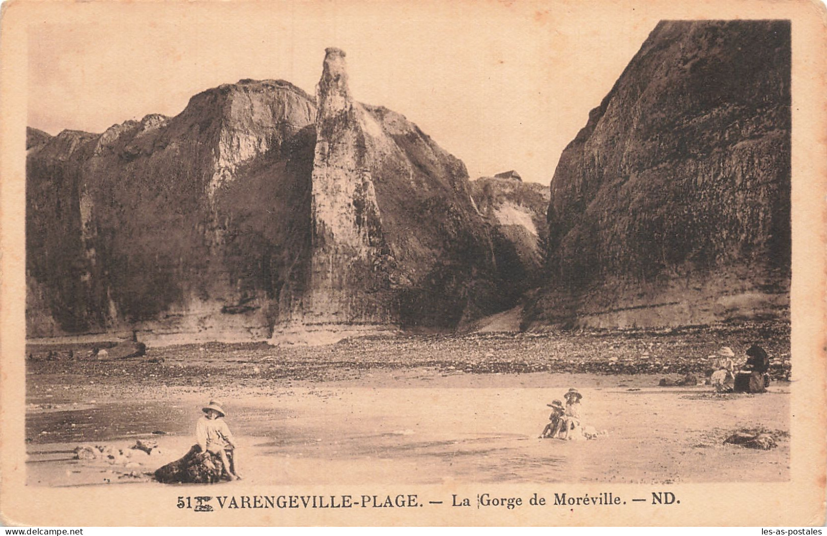 76 VARENGEVILLE PLAGE LA GORGE DE MOREVILLE - Varengeville Sur Mer