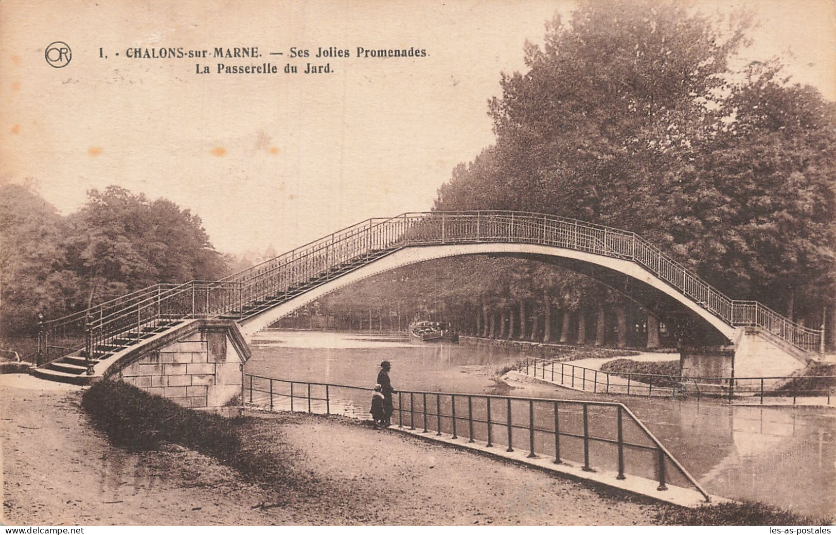 51 CHALONS SUR MARNE LA PASSERELLE DU JARD - Camp De Châlons - Mourmelon