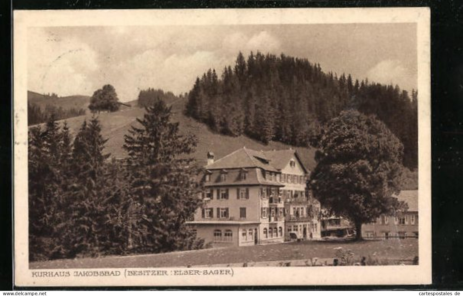 AK Gonten, Vor Dem Kurhaus Jakobsbad  - Gonten