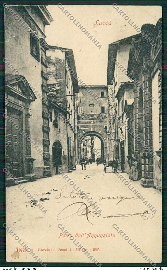 Lucca Città Porta Annunziata Cartolina QQ2528 - Lucca