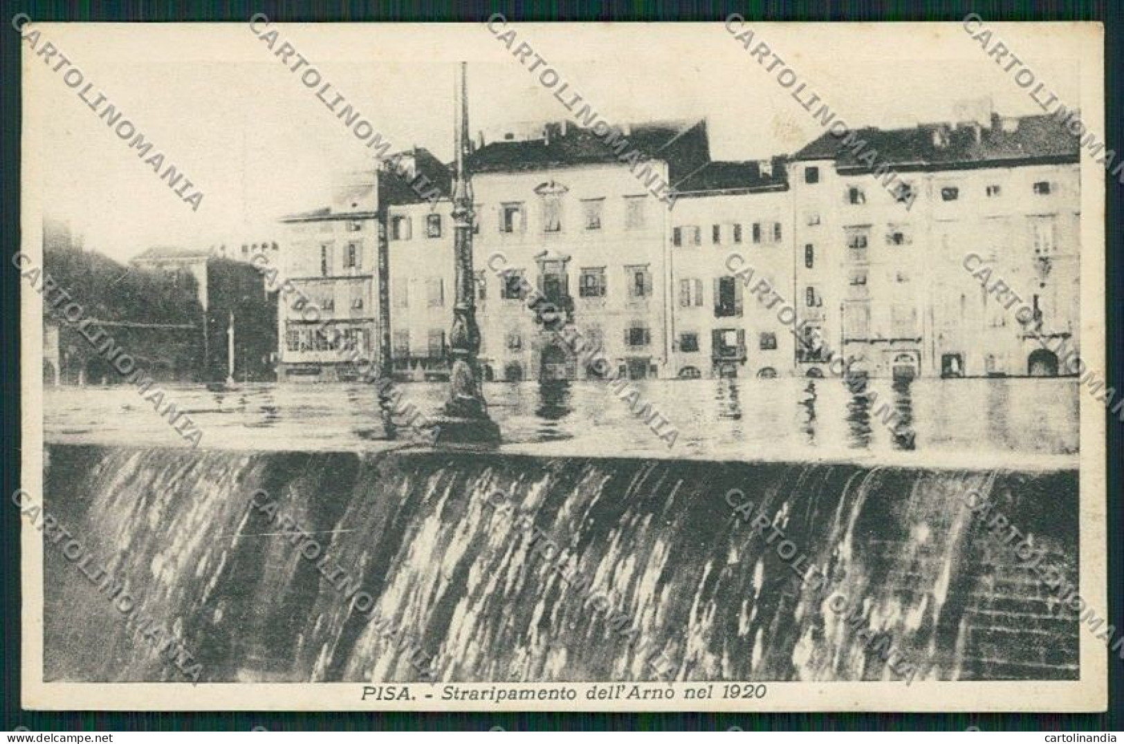 Pisa Città Alluvione 1920 Cartolina QQ3147 - Pisa