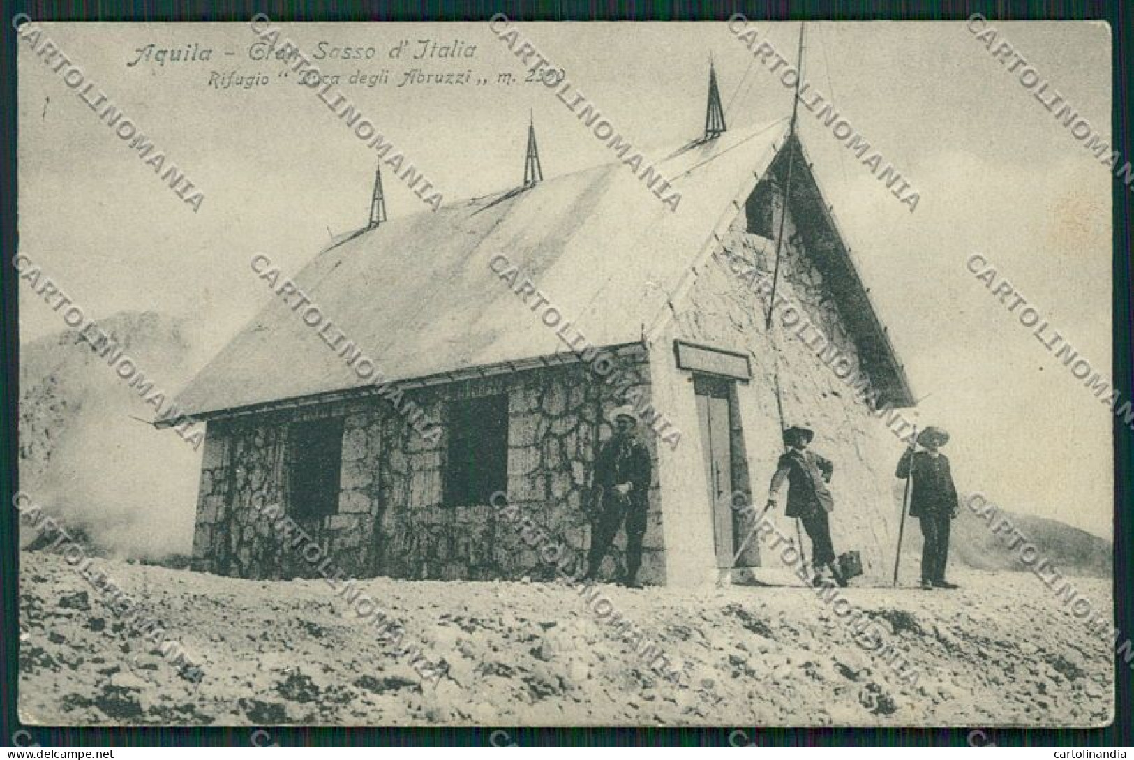 L'Aquila Gran Sasso Rifugio Cartolina QQ3860 - L'Aquila