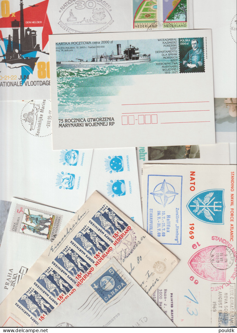 50 Covers With Military As A Theme, Either Stamps Or Postmarks. Postal Weight 0,350 Kg. Please Read Sales Conditions - Militares