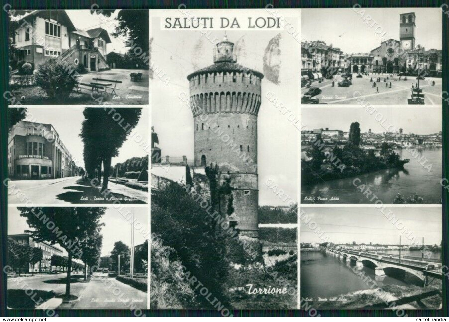 Lodi Città Saluti Da Foto FG Cartolina ZKM9269 - Lodi