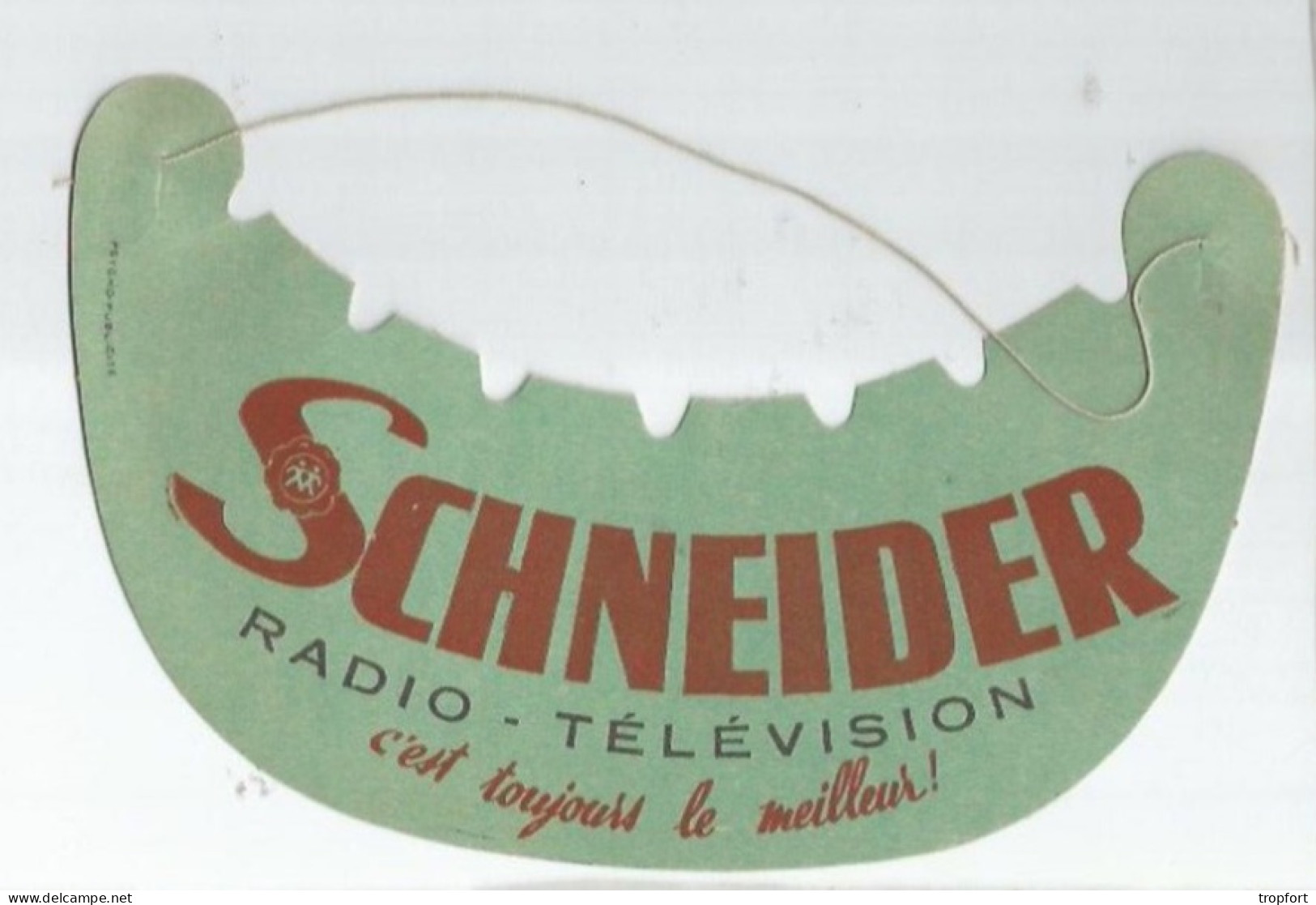 FA / RARE Ancienne CASQUETTE PUBLICITAIRE @@ SCHNEIDER Radio Télévision - Reclame
