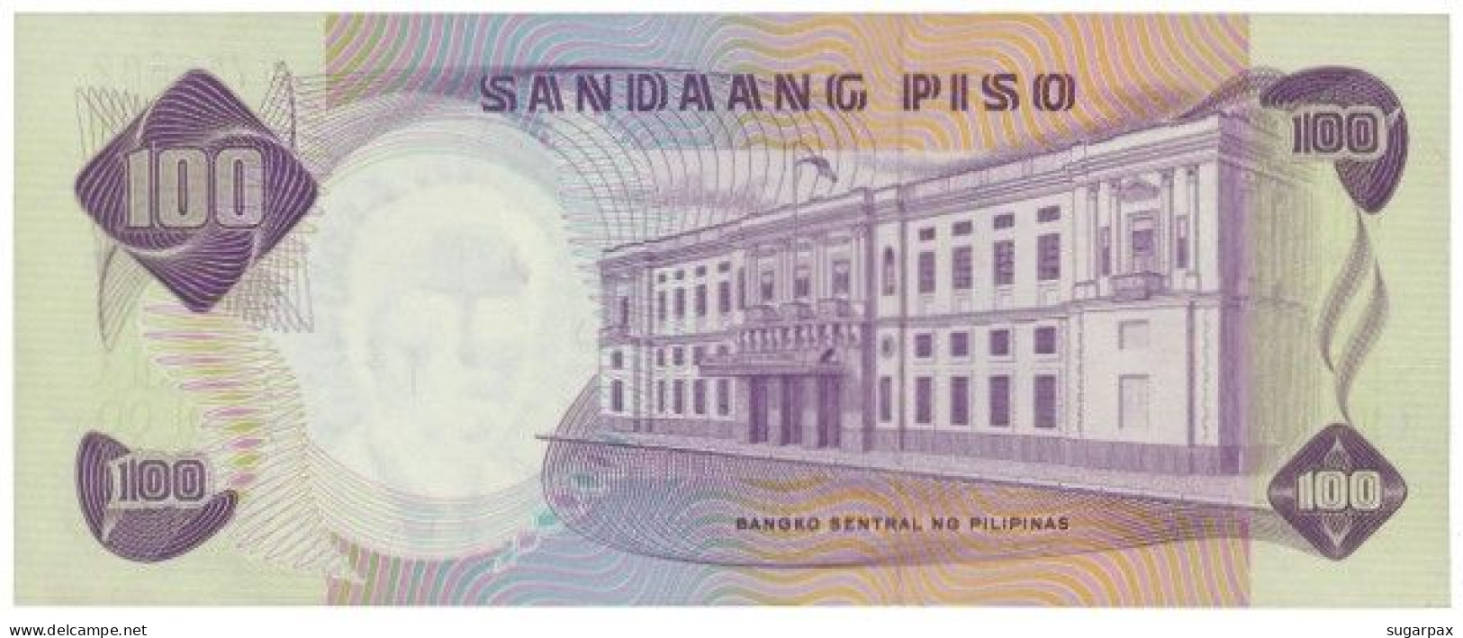 Philippines - 100 Piso - ND - Pick 157.b - AUNC. - Sign. 8 - Overprint ANG BAGONG LIPUNAN - Philippines